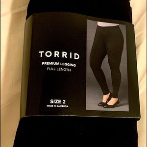 New Torrid Premium Legging Full Length (Black) Size 2